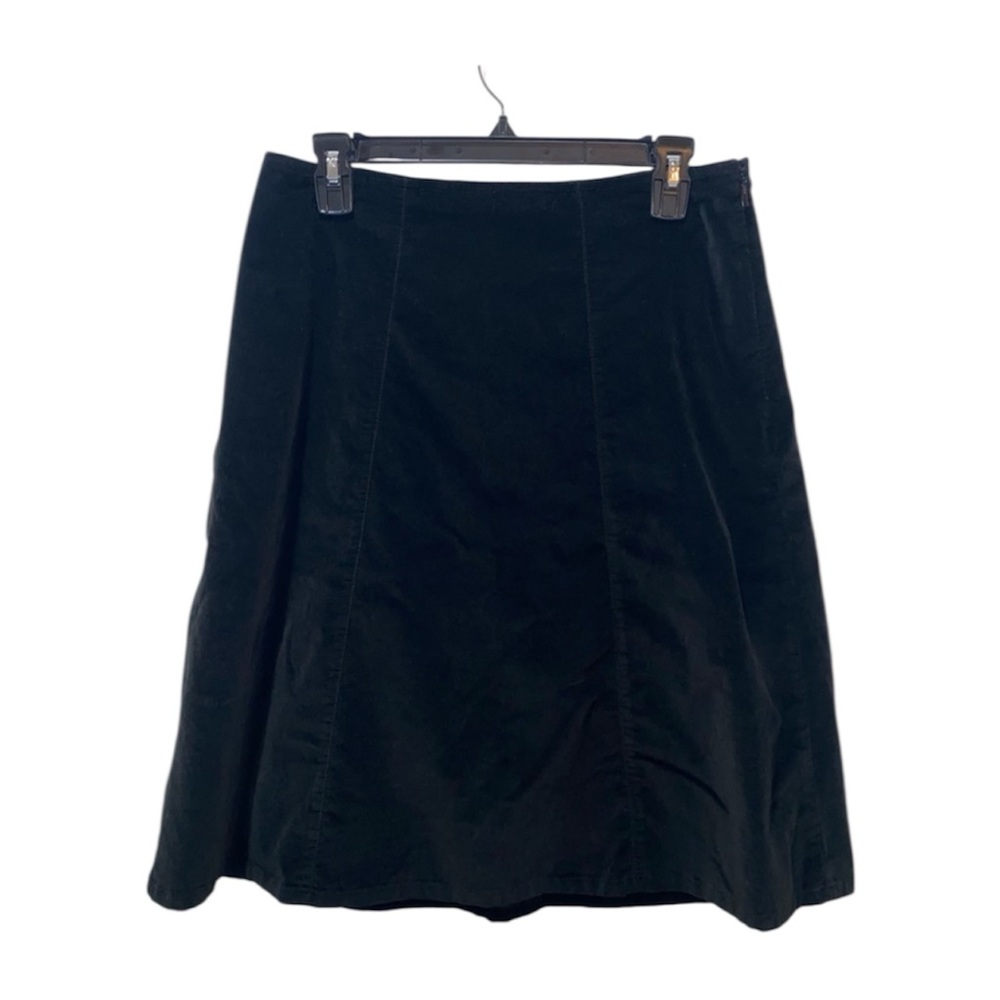 Eddie Bauer Cotton/Velvet Women's Skirt, lined with Satin, Size 6
